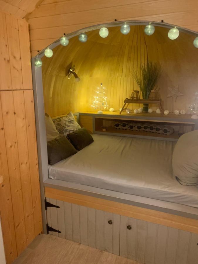 Cabane En Bois Avec Bain Nordique Et Sauna Marigny  Exterior photo